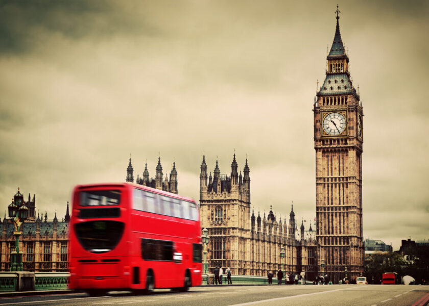 London, Red Bus, Big Ben